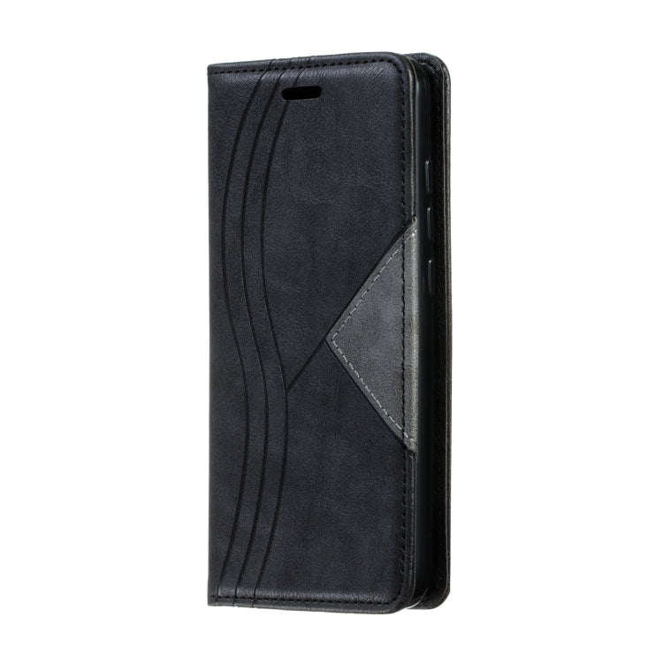 For Xiaomi Redmi 7A Splicing Color Magnetic Hem Horizontal Flip Leather Case with Holder & Card Slots