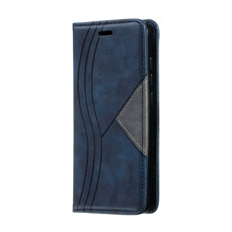 For Xiaomi Redmi 7A Splicing Color Magnetic Hem Horizontal Flip Leather Case with Holder & Card Slots