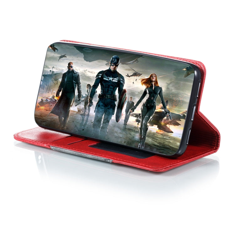 For Xiaomi Redmi 7A Splicing Color Magnetic Hem Horizontal Flip Leather Case with Holder & Card Slots