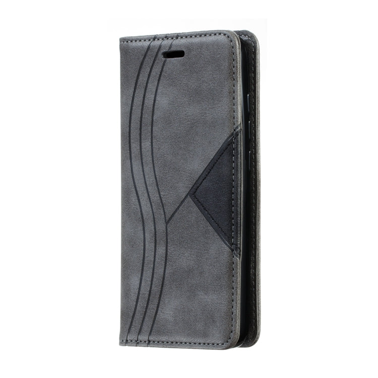 For Xiaomi Redmi 7A Splicing Color Magnetic Hem Horizontal Flip Leather Case with Holder & Card Slots