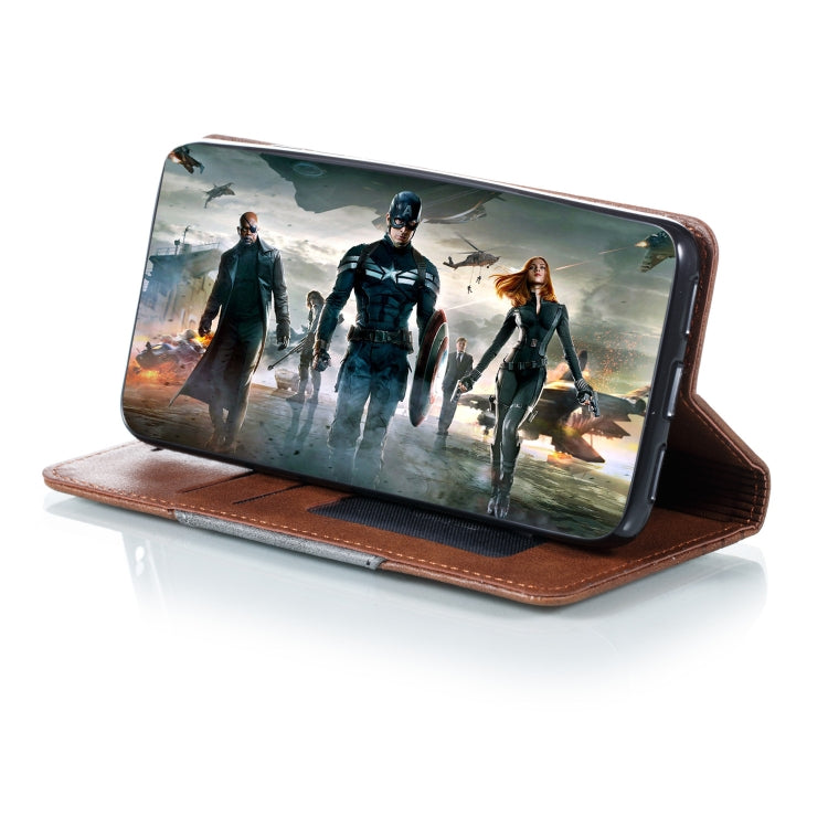 For Xiaomi Redmi 7A Splicing Color Magnetic Hem Horizontal Flip Leather Case with Holder & Card Slots