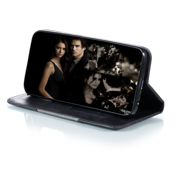 For Xiaomi Redmi 8 Splicing Color Magnetic Hem Horizontal Flip Leather Case with Holder & Card Slots