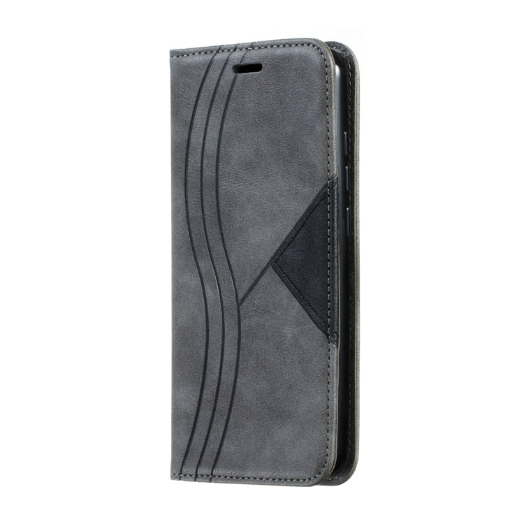 For Xiaomi Redmi 8 Splicing Color Magnetic Hem Horizontal Flip Leather Case with Holder & Card Slots