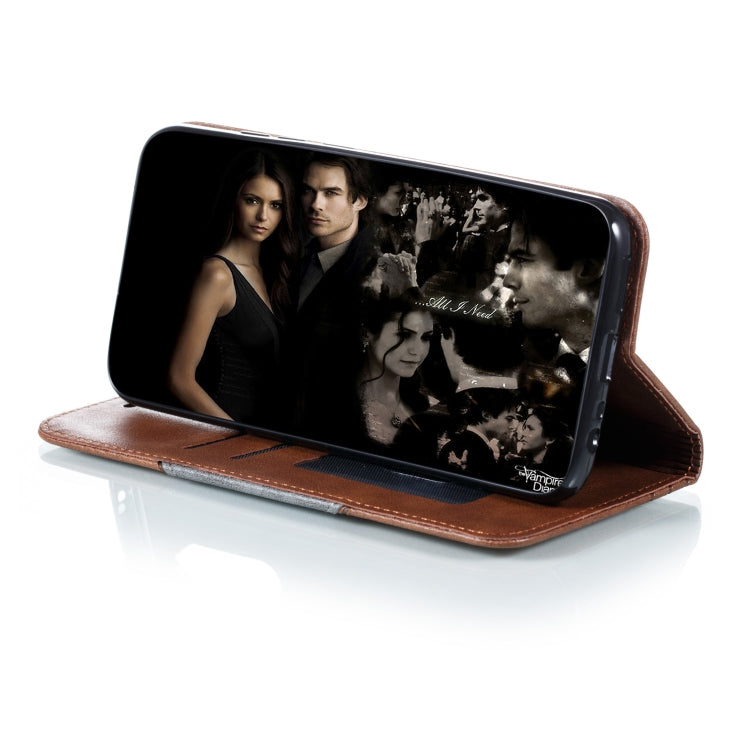 For Xiaomi Redmi 8 Splicing Color Magnetic Hem Horizontal Flip Leather Case with Holder & Card Slots