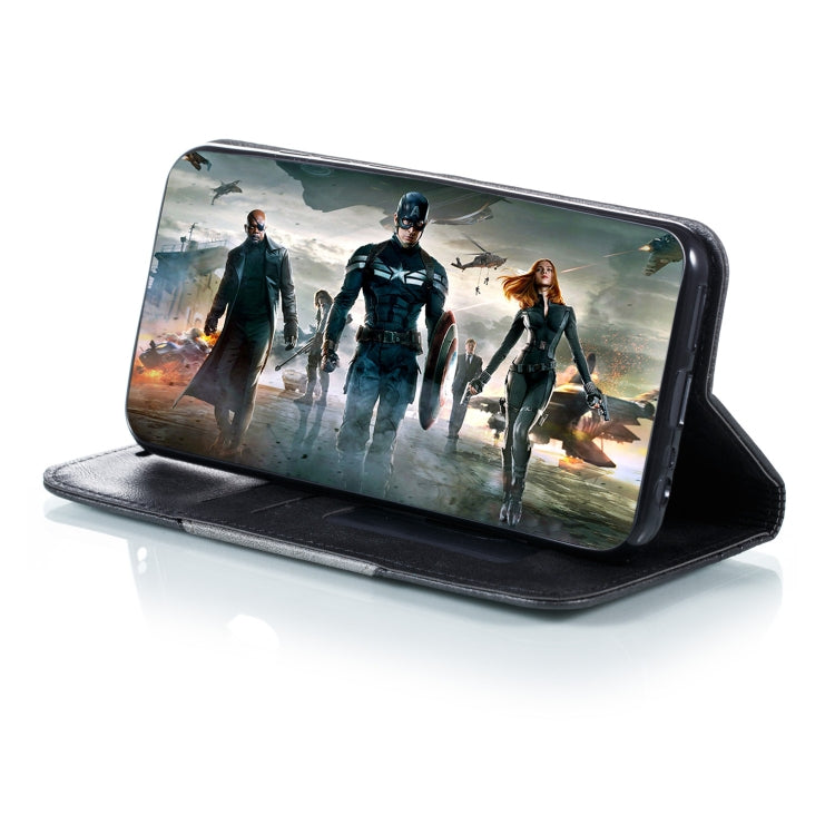 For Xiaomi Redmi 8A Splicing Color Magnetic Hem Horizontal Flip Leather Case with Holder & Card Slots