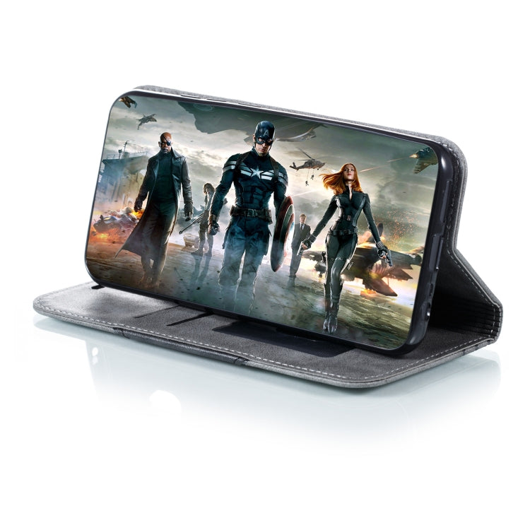 For Xiaomi Redmi 8A Splicing Color Magnetic Hem Horizontal Flip Leather Case with Holder & Card Slots