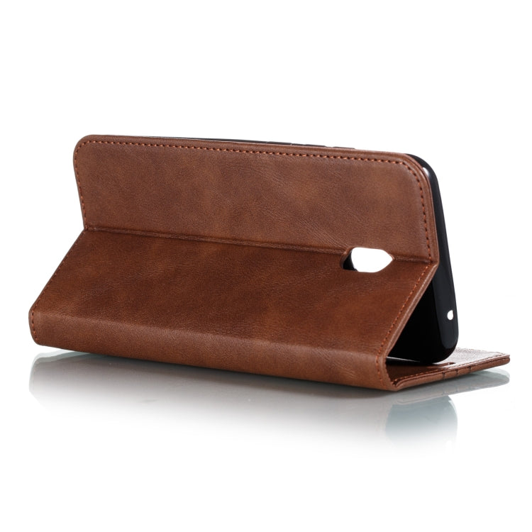 For Xiaomi Redmi 8A Splicing Color Magnetic Hem Horizontal Flip Leather Case with Holder & Card Slots