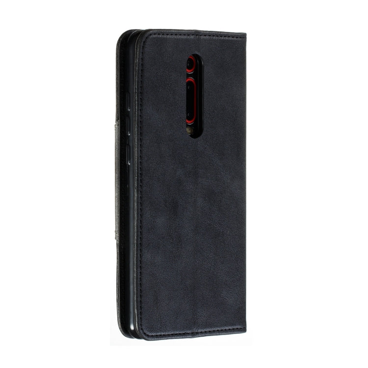 For Xiaomi Redmi K20/K20 Pro/Mi 9T Splicing Color Magnetic Hem Horizontal Flip Leather Case with Holder & Card Slots