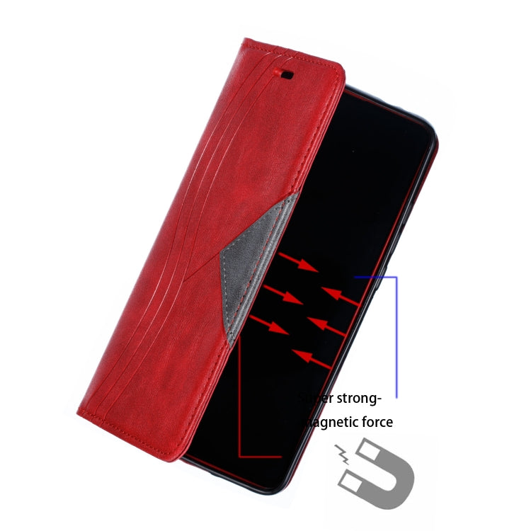 For Xiaomi Redmi K20/K20 Pro/Mi 9T Splicing Color Magnetic Hem Horizontal Flip Leather Case with Holder & Card Slots