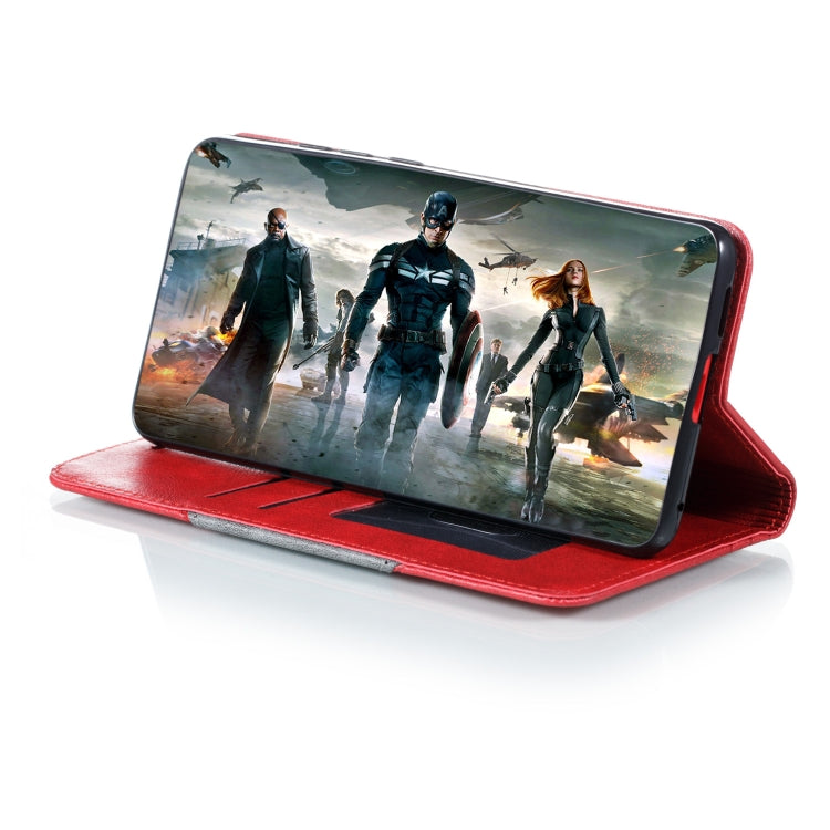 For Xiaomi Redmi K20/K20 Pro/Mi 9T Splicing Color Magnetic Hem Horizontal Flip Leather Case with Holder & Card Slots