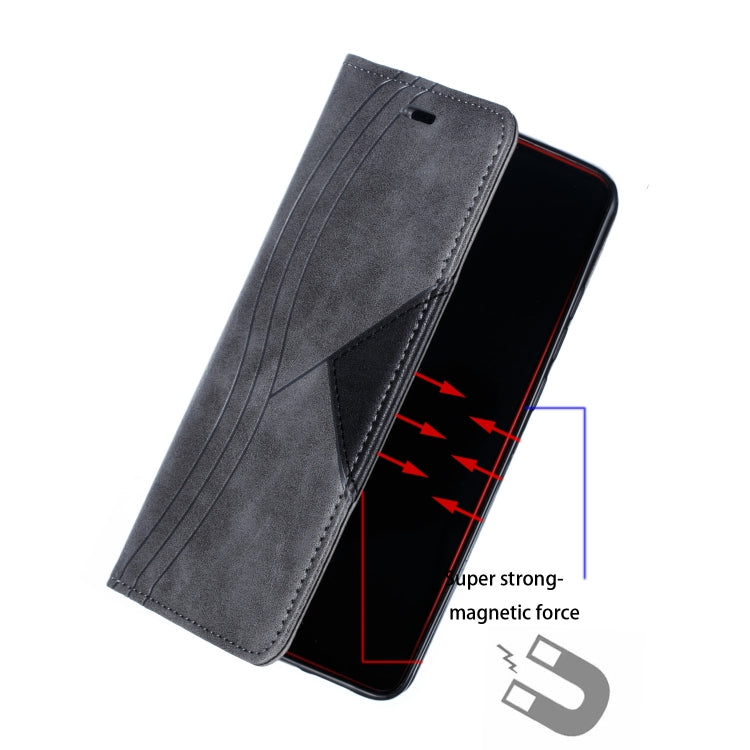 For Xiaomi Redmi K20/K20 Pro/Mi 9T Splicing Color Magnetic Hem Horizontal Flip Leather Case with Holder & Card Slots