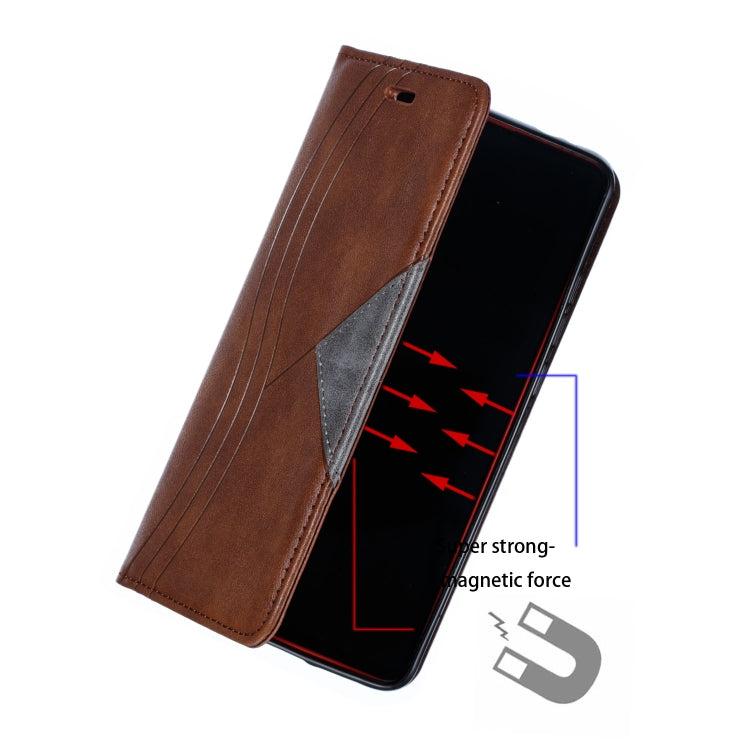 For Xiaomi Redmi K20/K20 Pro/Mi 9T Splicing Color Magnetic Hem Horizontal Flip Leather Case with Holder & Card Slots