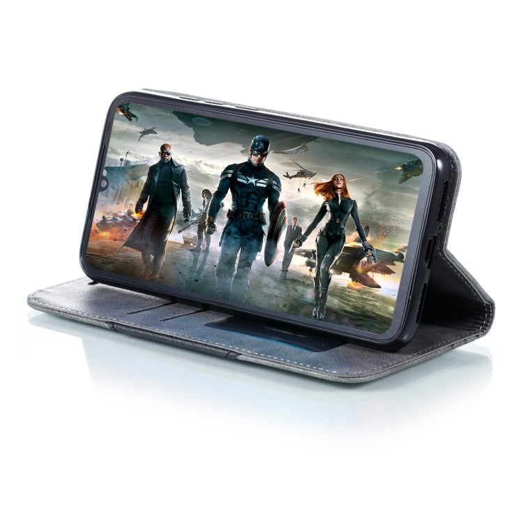 For Xiaomi Redmi Note 7 Splicing Color Magnetic Hem Horizontal Flip Leather Case with Holder & Card Slots