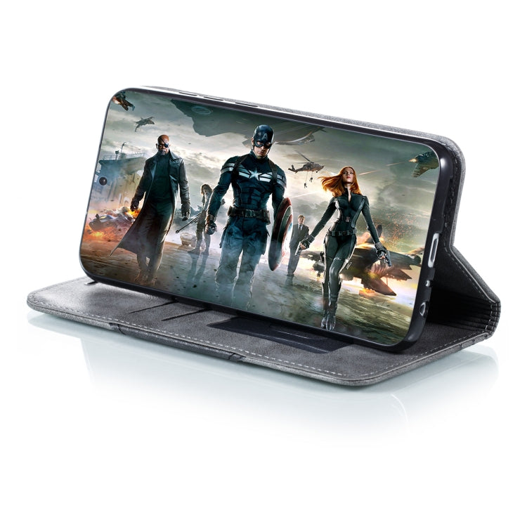 For Xiaomi Redmi Note 8 Splicing Color Magnetic Hem Horizontal Flip Leather Case with Holder & Card Slots