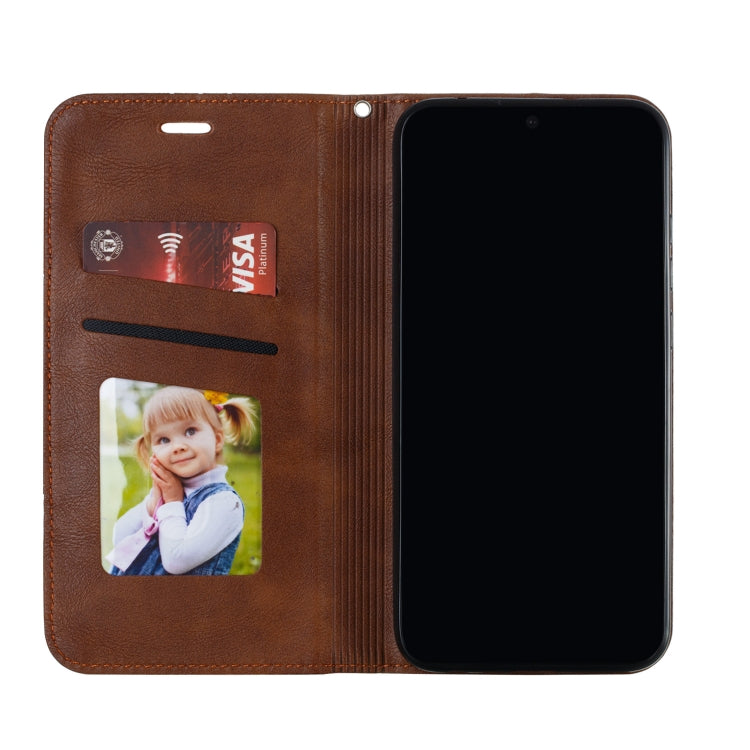 For Xiaomi Redmi Note 8 Splicing Color Magnetic Hem Horizontal Flip Leather Case with Holder & Card Slots