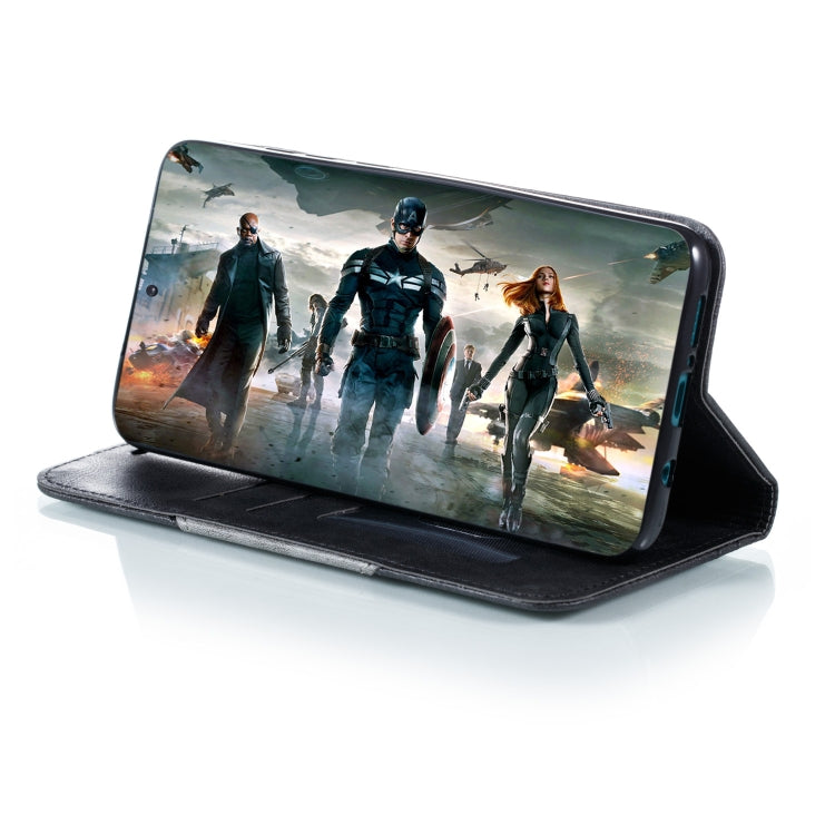 For Xiaomi Redmi Note 8 Pro Splicing Color Magnetic Hem Horizontal Flip Leather Case with Holder & Card Slots