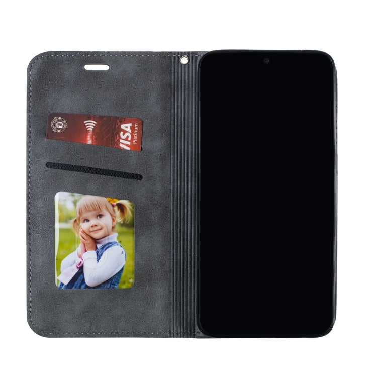 For Xiaomi Redmi Note 8 Pro Splicing Color Magnetic Hem Horizontal Flip Leather Case with Holder & Card Slots