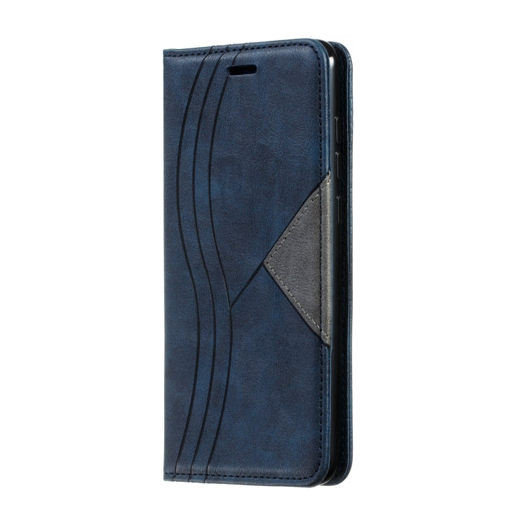 For Xiaomi 9 Pro Splicing Color Magnetic Hem Horizontal Flip Leather Case with Holder & Card Slots