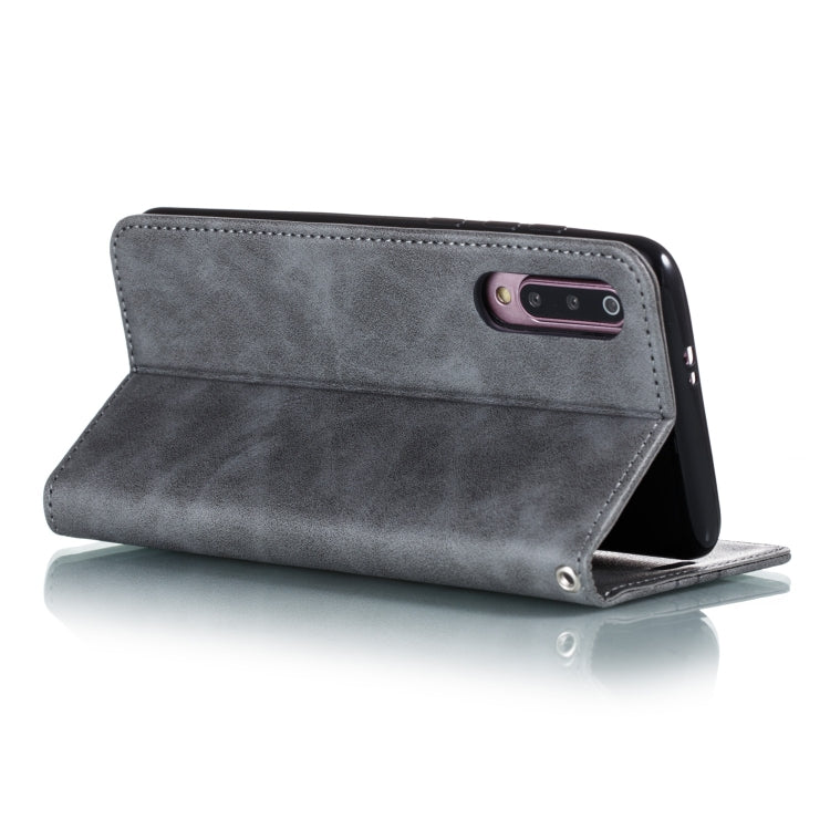 For Xiaomi 9 Pro Splicing Color Magnetic Hem Horizontal Flip Leather Case with Holder & Card Slots