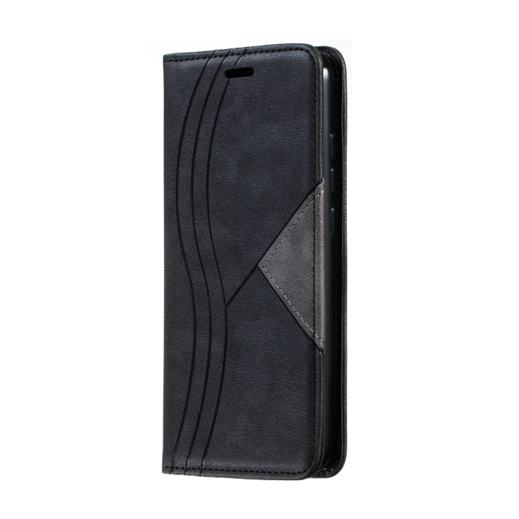 For Xiaomi Mi CC9e / Mi A3 Splicing Color Magnetic Hem Horizontal Flip Leather Case with Holder & Card Slots