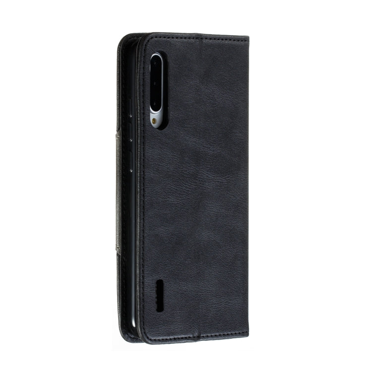 For Xiaomi Mi CC9e / Mi A3 Splicing Color Magnetic Hem Horizontal Flip Leather Case with Holder & Card Slots