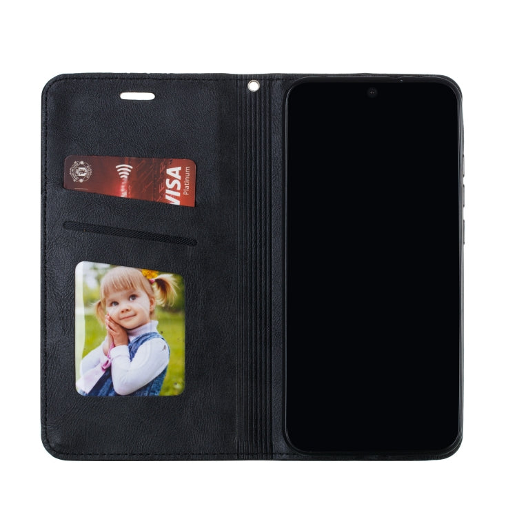 For Xiaomi Mi CC9e / Mi A3 Splicing Color Magnetic Hem Horizontal Flip Leather Case with Holder & Card Slots