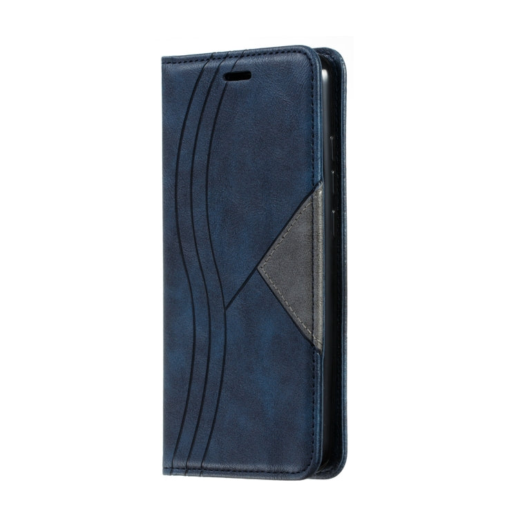 For Xiaomi Mi CC9e / Mi A3 Splicing Color Magnetic Hem Horizontal Flip Leather Case with Holder & Card Slots