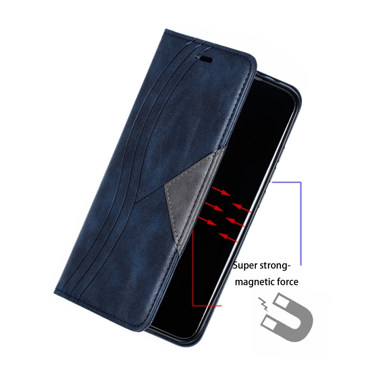 For Xiaomi Mi CC9e / Mi A3 Splicing Color Magnetic Hem Horizontal Flip Leather Case with Holder & Card Slots