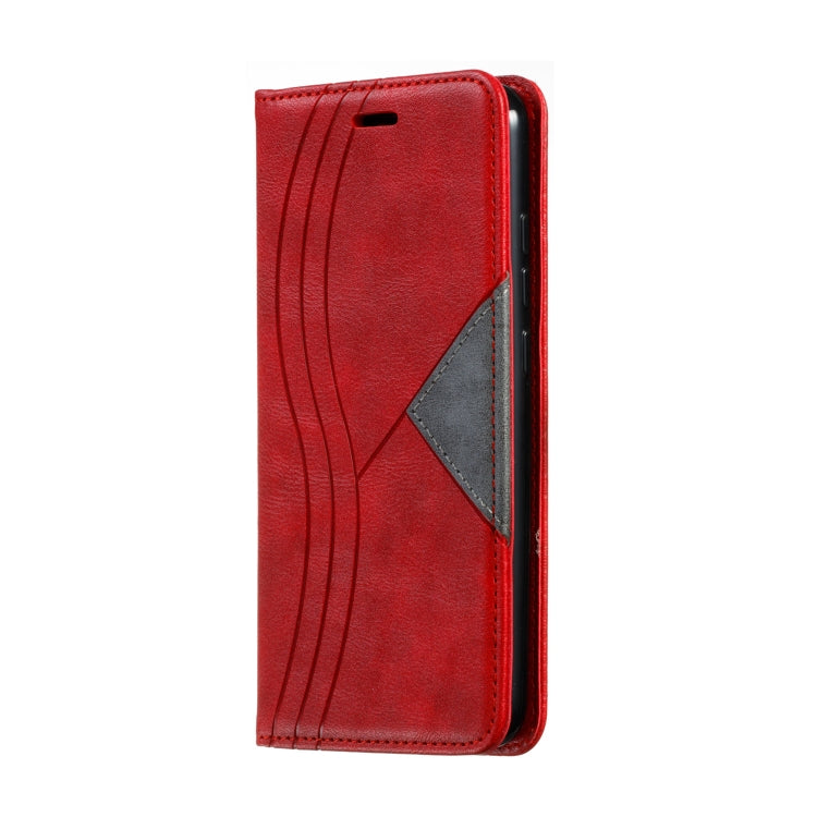 For Xiaomi Mi CC9e / Mi A3 Splicing Color Magnetic Hem Horizontal Flip Leather Case with Holder & Card Slots
