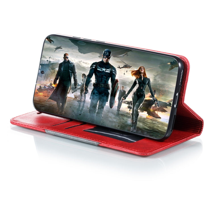 For Xiaomi Mi CC9e / Mi A3 Splicing Color Magnetic Hem Horizontal Flip Leather Case with Holder & Card Slots