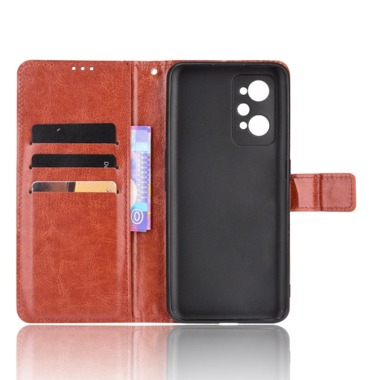 For OPPO Realme GT Neo2 Crazy Horse Texture Horizontal Flip Phone Leather Case with Holder & Card Slots & Lanyard
