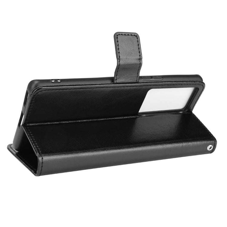 For vivo iQOO 8 Pro Crazy Horse Texture Horizontal Flip Phone Leather Case with Holder & Card Slots & Lanyard