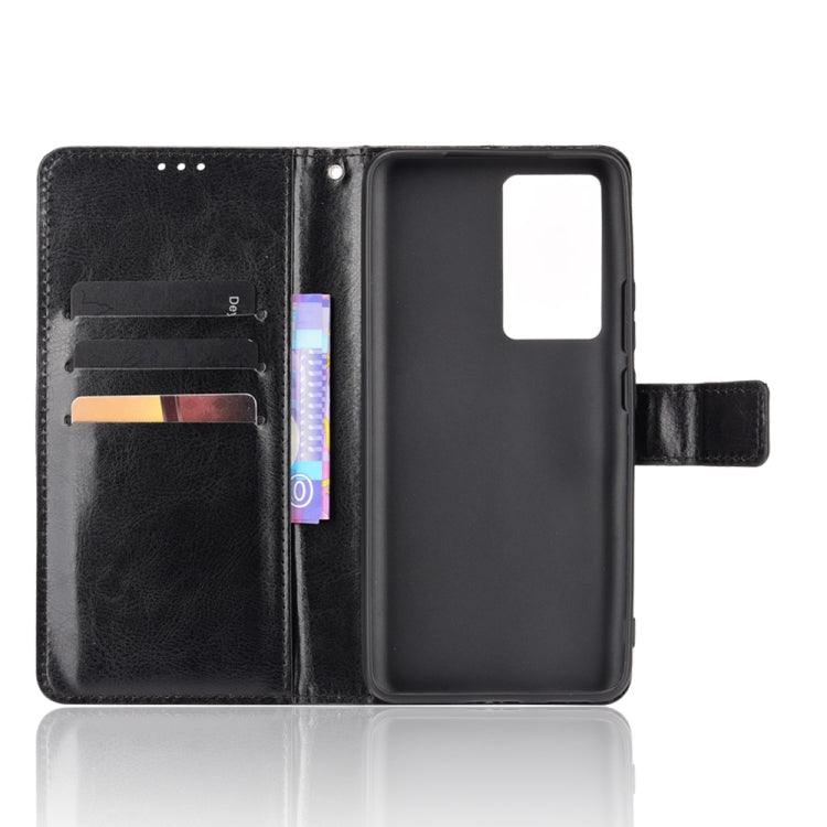 For vivo iQOO 8 Crazy Horse Texture Horizontal Flip Phone Leather Case with Holder & Card Slots & Lanyard