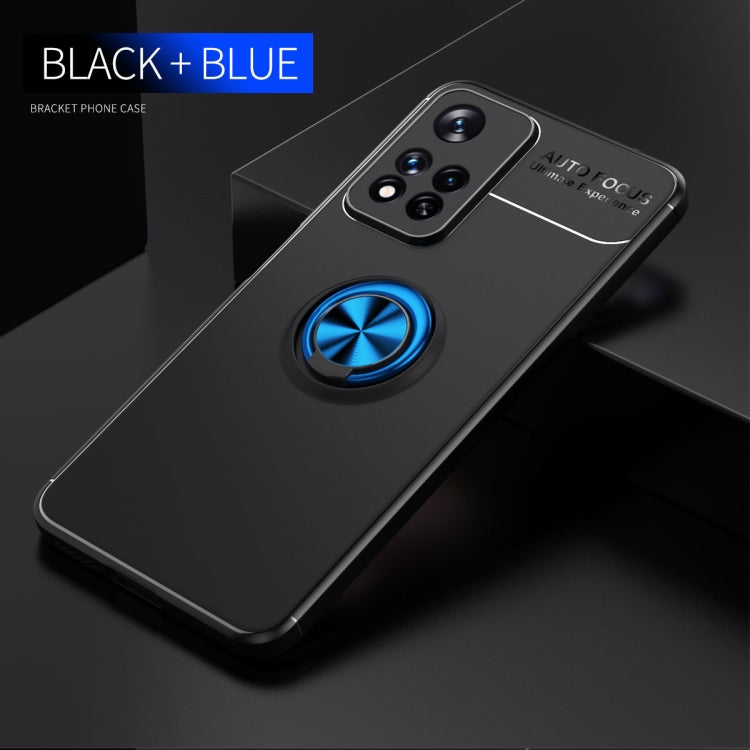 For Xiaomi Redmi Note 11 Pro Metal Ring Holder 360 Degree Rotating TPU Phone Case