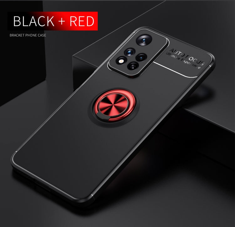 For Xiaomi Redmi Note 11 Pro Metal Ring Holder 360 Degree Rotating TPU Phone Case