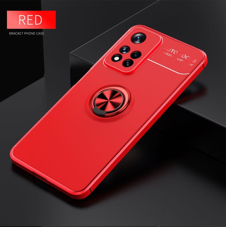 For Xiaomi Redmi Note 11 Pro Metal Ring Holder 360 Degree Rotating TPU Phone Case