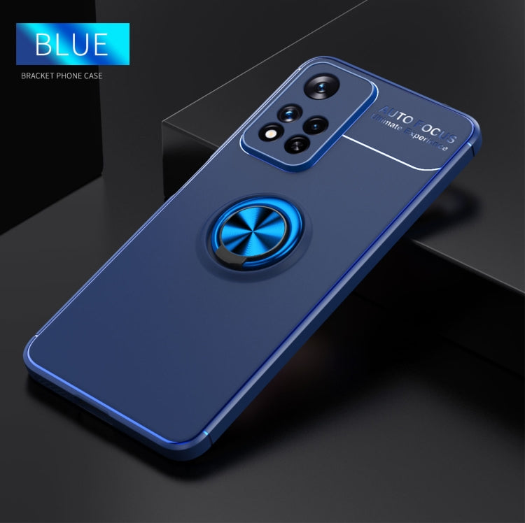 For Xiaomi Redmi Note 11 Pro Metal Ring Holder 360 Degree Rotating TPU Phone Case