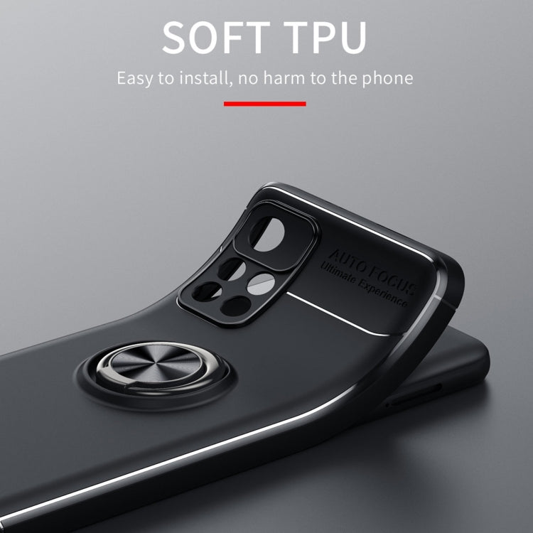 For Xiaomi Redmi Note 11 (China) Metal Ring Holder 360 Degree Rotating TPU Phone Case