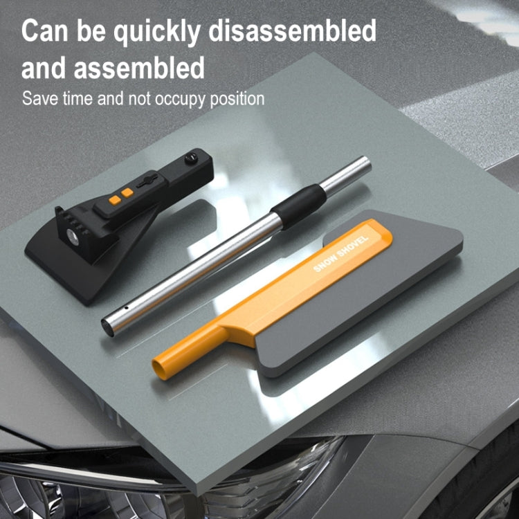 Car Multifunctional EVA Glass Snow Removal Frost Removal Tool, Style:Without Light