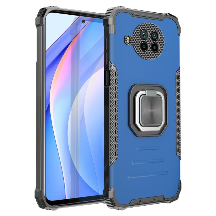 For Xiaomi Mi 10T Lite / Redmi Note 9 Pro 5G Fierce Warrior Series Armor Aluminum Alloy + TPU Phone Case with Ring Holder