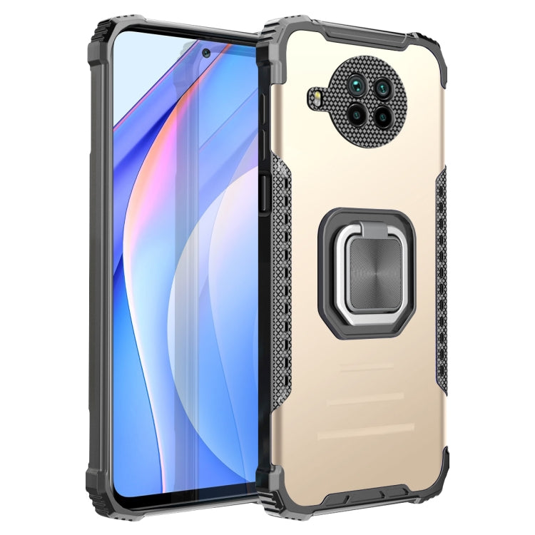 For Xiaomi Mi 10T Lite / Redmi Note 9 Pro 5G Fierce Warrior Series Armor Aluminum Alloy + TPU Phone Case with Ring Holder
