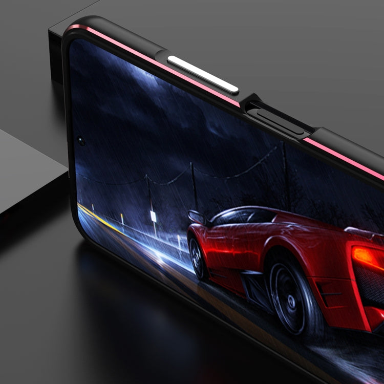 For Xiaomi Redmi Note 11 Aurora Series Lens Protector + Metal Frame Phone Case