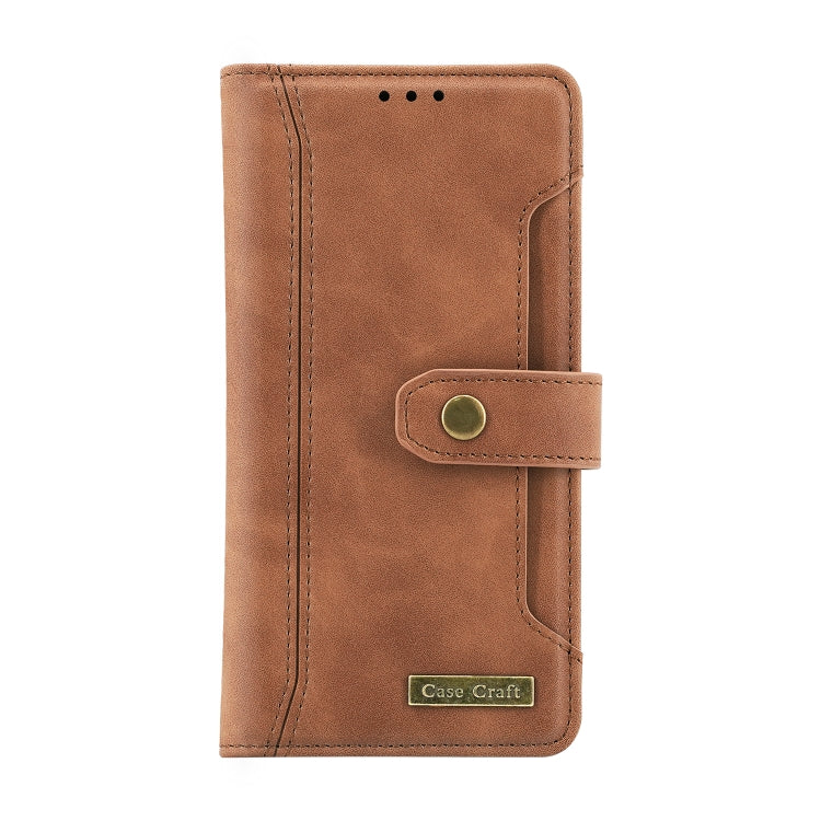 For Xiaomi Redmi Note 11 4G / Note 11S 4G International Version Copper Buckle Horizontal Flip Leather Phone Case