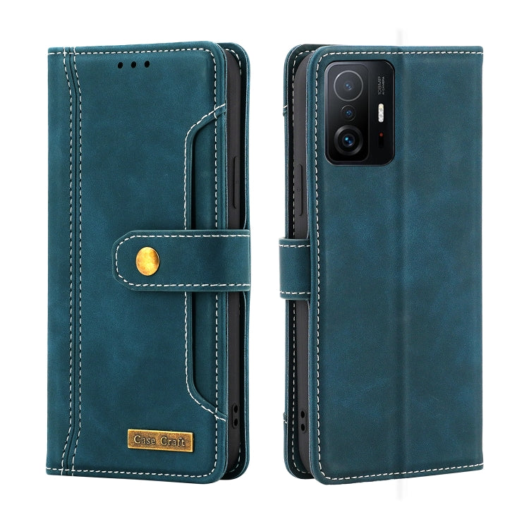 For Xiaomi Mi 11T Copper Buckle Horizontal Flip Leather Phone Case