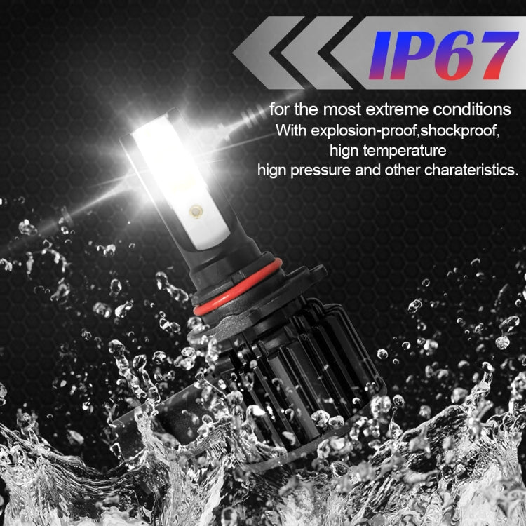 1 Pair F7 9005 DC9-36V / 22W / 2200LM IP67 Car LED COB Lamp Beads Headlight