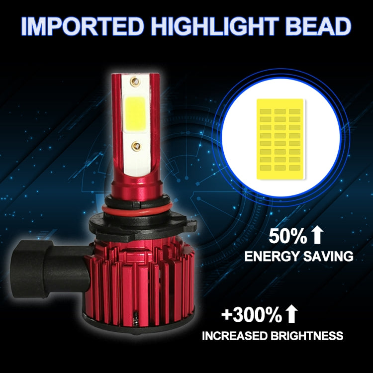 1 Pair F7 9005 DC9-36V / 22W / 2200LM IP67 Car LED COB Lamp Beads Headlight