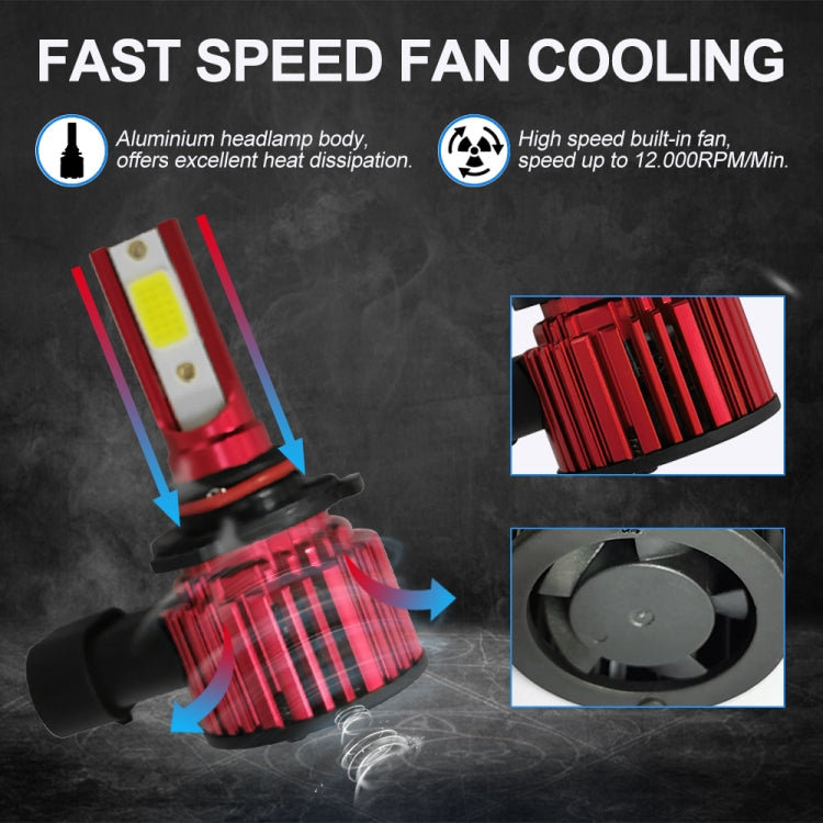 1 Pair F7 9005 DC9-36V / 22W / 2200LM IP67 Car LED COB Lamp Beads Headlight