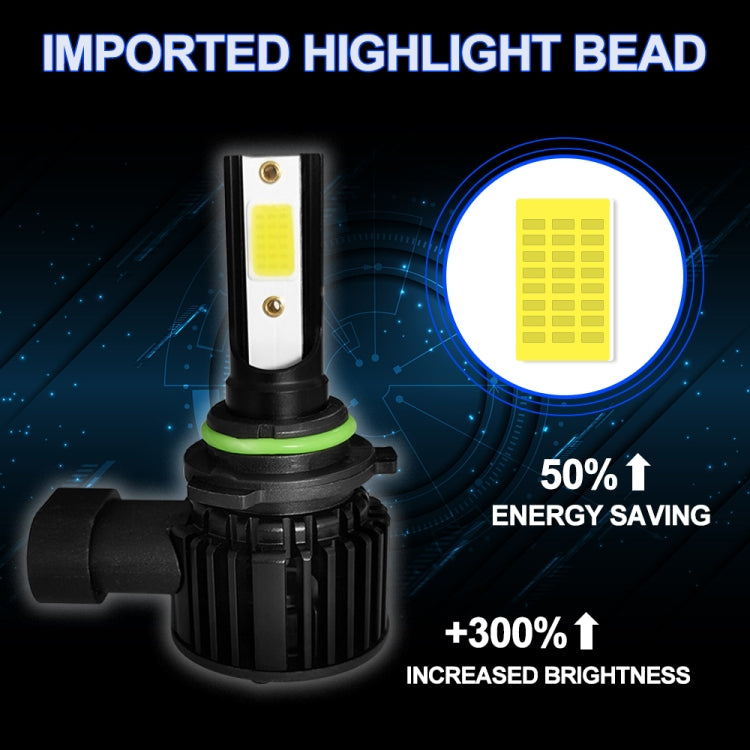 1 Pair F7 9006 DC9-36V / 22W / 2200LM IP67 Car LED COB Lamp Beads Headlight