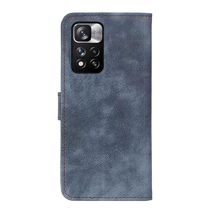 For Xiaomi Redmi Note 11 Pro Antelope Texture Magnetic Buckle Horizontal Flip Leather Phone Case with Card Slots & Wallet & Holder