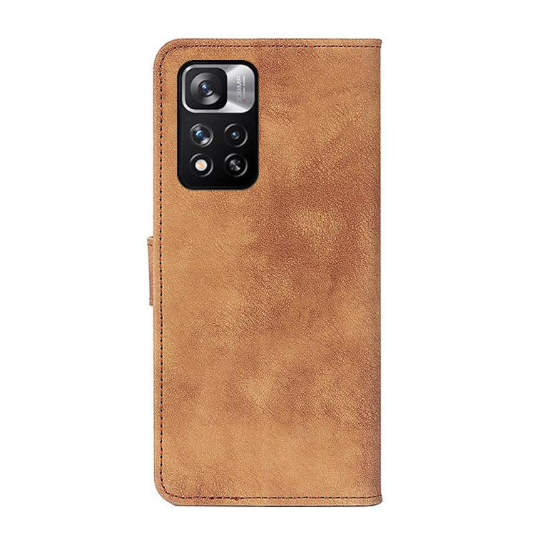 For Xiaomi Redmi Note 11 Pro Antelope Texture Magnetic Buckle Horizontal Flip Leather Phone Case with Card Slots & Wallet & Holder